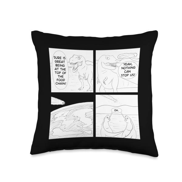 T-Rex Dinosaur Funny Asteroid Meteor Comet Extinct...