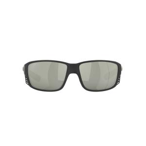 Costa Del Mar メンズ マグロアレイ プロサングラス, ブラック/偏光グレーシルバーミラー580g。, 60 mm