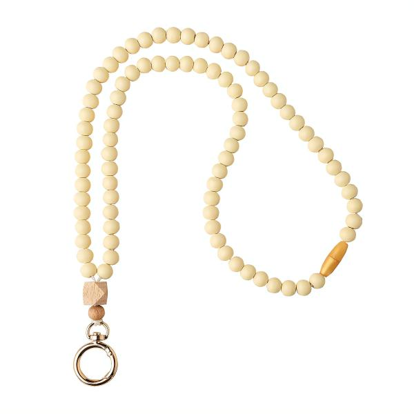 Teacher Breakaway ネックストラップ IDバッジとキー用 ビーズ付き かわいいバッジ...