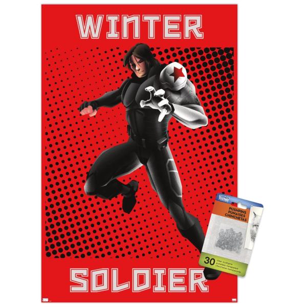Marvel Shape of a Hero - Winter Soldier Wall Poste...
