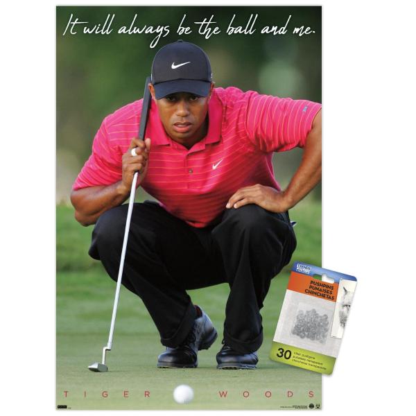 Trends International Tiger Woods - The Ball ＆ Me W...