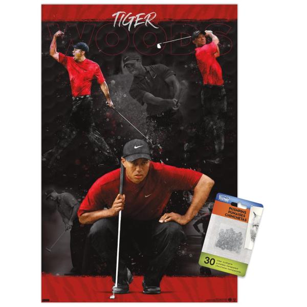 Trends International Tiger Woods - Sketch Wall Pos...