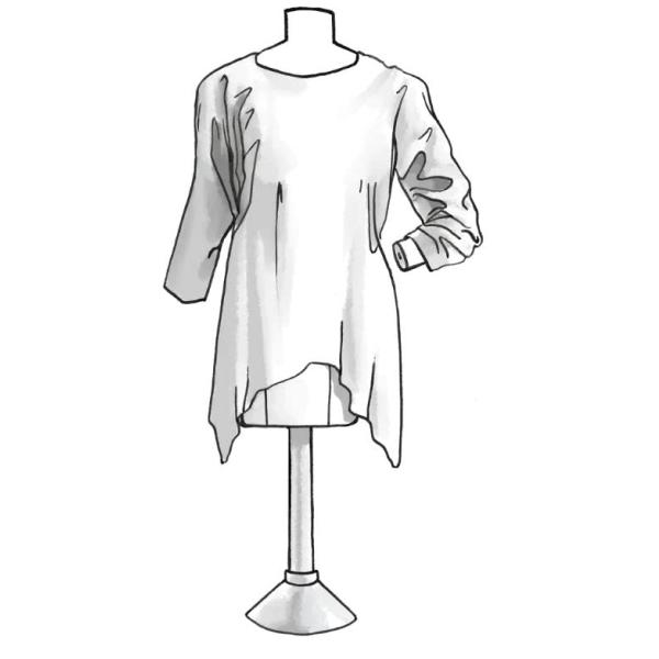 Folkwear Basics Collection Tunic Top Shirt Blouse ...