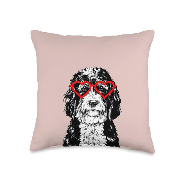 Bernedoodle Valentines Day Doodle Dog mom Dog Love...