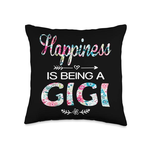 Happiness is Being a GIGI Tee Cute Womens Grandma ...