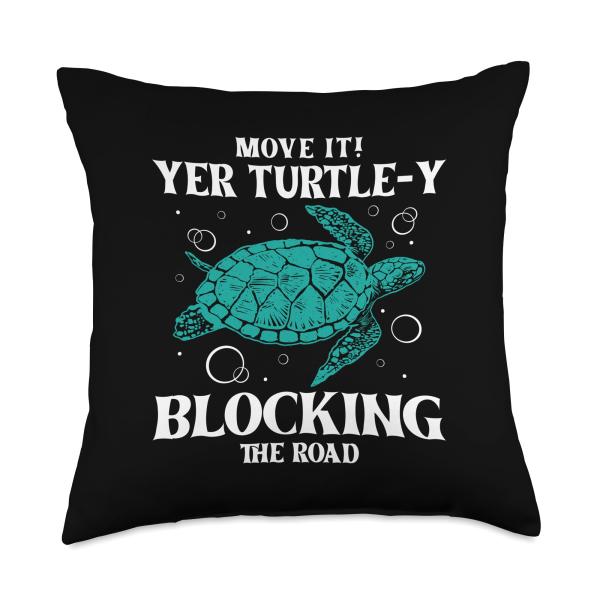 Move it! Yer Turtle-y blocking the road - Sea Turt...