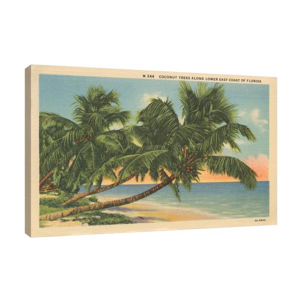 Jaxson Rea "Florida Postcard III Gallery Wrapped C...