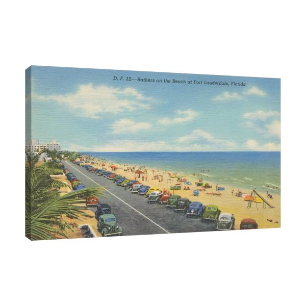 Jaxson Rea "Beach Postcard II Gallery Wrapped Canv...