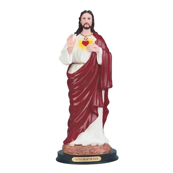 ICE ARMOR 12" H Sacred Heart of Jesus Statue Holy ...