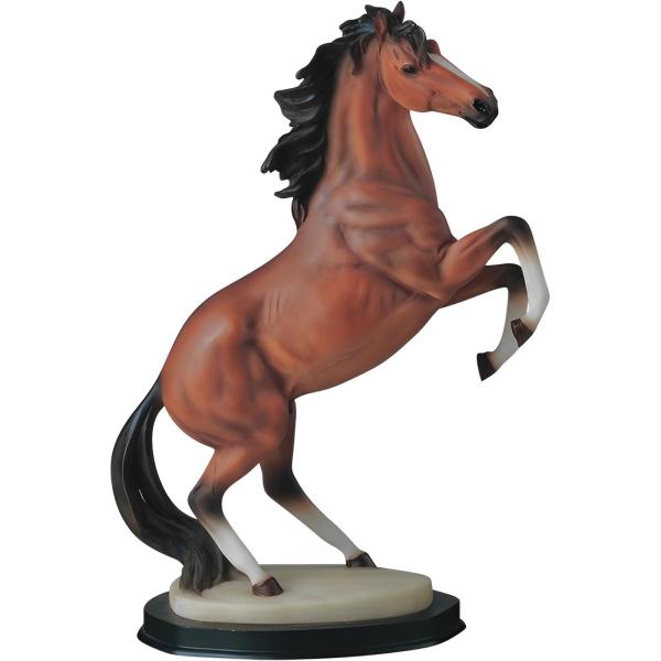 ICE ARMOR 14" H Standing Brown Mustang Horse Figur...