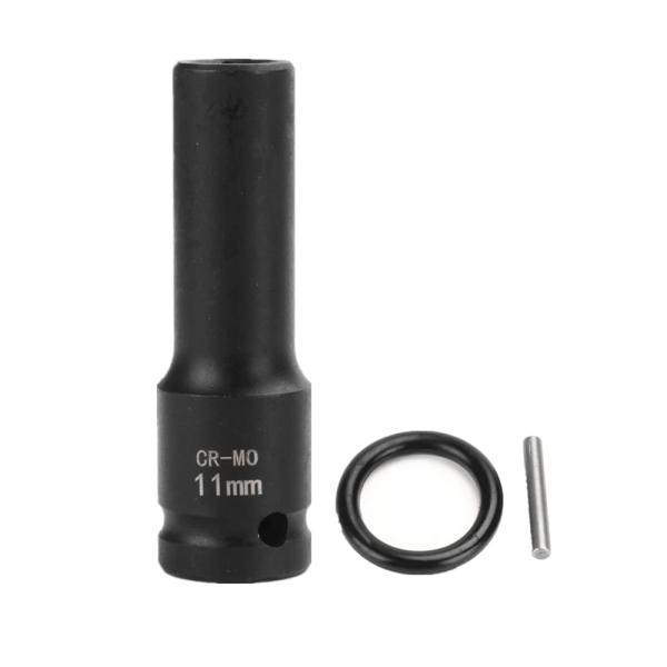 FLZOSPER 1/2インチドライブ x11mm ディープ6ポイントインパクトソケット CR-MO