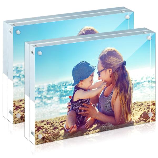 HELPLEX Acrylic Frame, 2 Pack 8x10 Acrylic Picture...