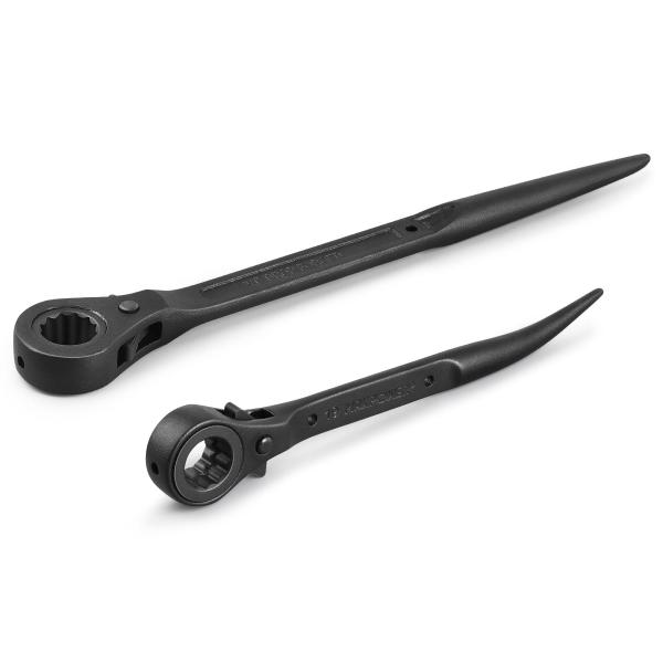 MAXPOWER 2PCS Low Profile Ratchet Scaffold Wrench ...