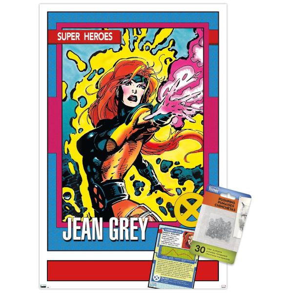 Trends International Marvel Trading Cards - Jean G...