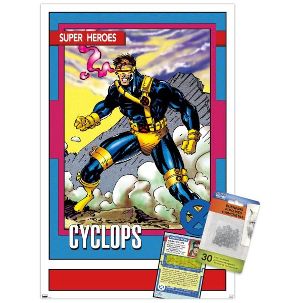 Trends International Marvel Trading Cards - Cyclop...