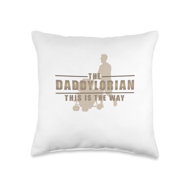 Dada f〓r Dad und die beste Mama lorian Throw Pillo...