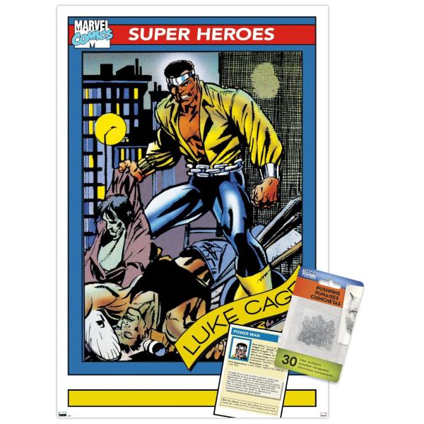 Trends International Marvel Trading Cards - Luke C...