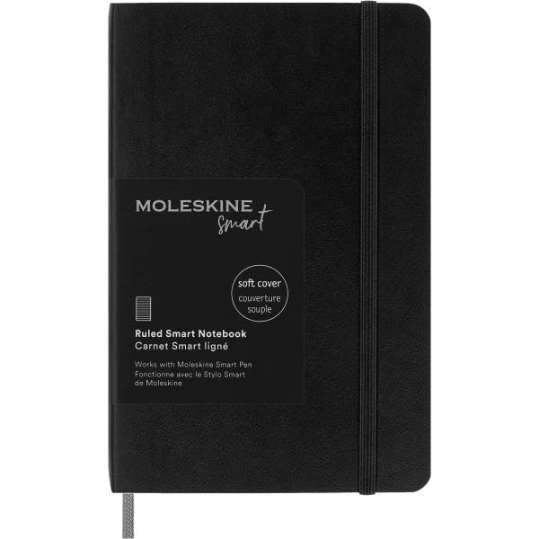 Moleskine Smart Notebook, Pocket, Ruled, Black, So...