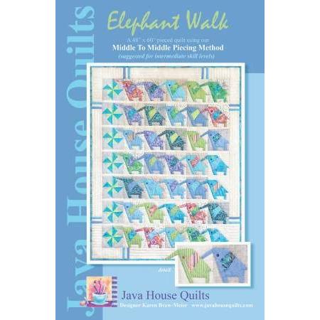Java House Quilts エレファントウォークパターン