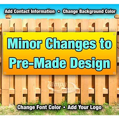 Minor Design Changes バナー 13オンス | 非生地 | 高耐久ビニール 片面 ...