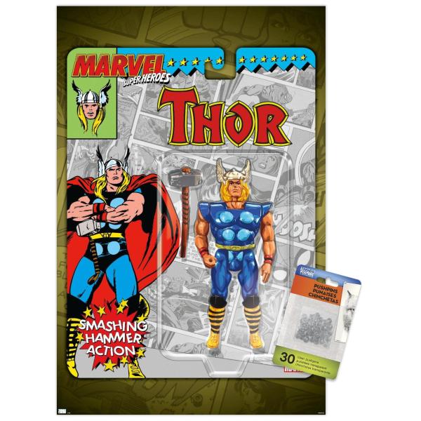 Trends International Marvel Toy Vault - Thor Wall ...