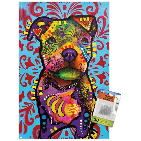 Trends International Dean Russo - Pittie Pup Wall ...