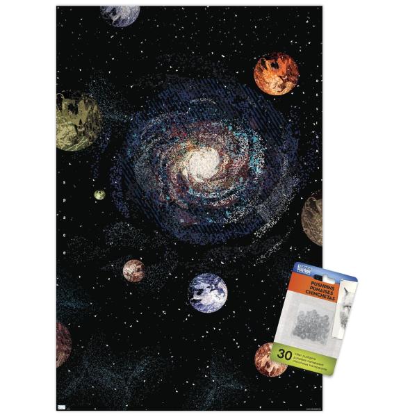 Trends International Galaxy Wall Poster, 14.72" x ...