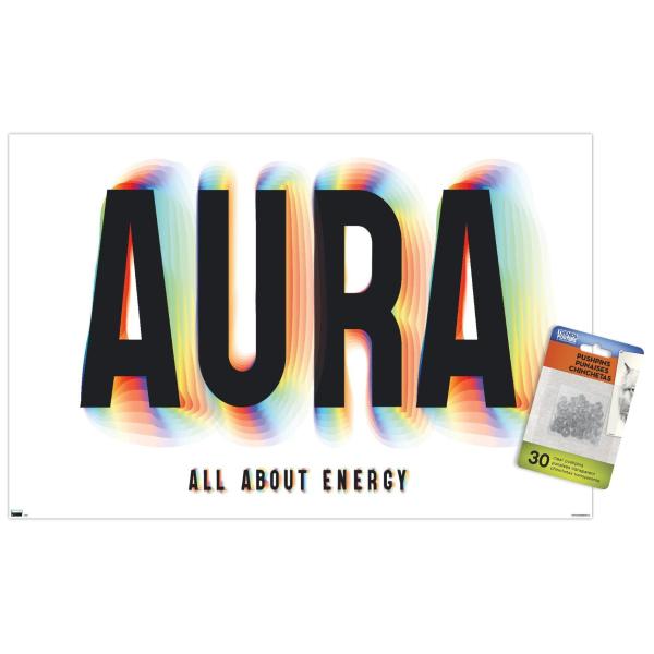 Trends International Aura Wall Poster, 14.725" x 2...