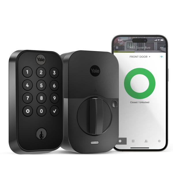 Yale Security Assure Lock 2 デッドボルト Wi-Fi内蔵スマートキーレス...