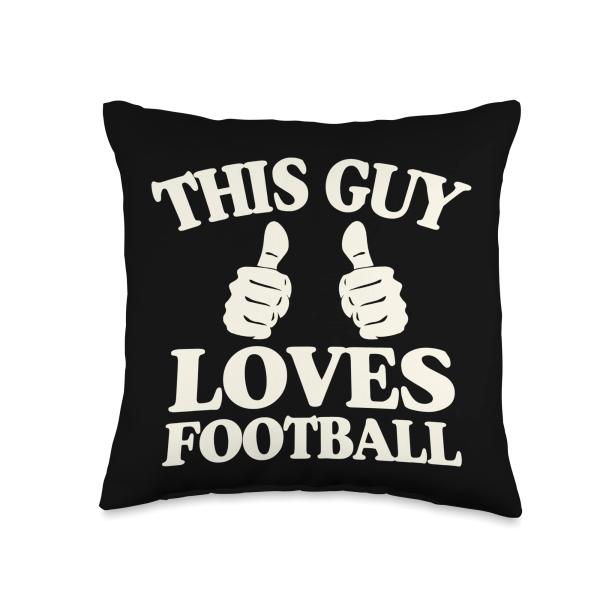 This Guy Loves Football College Football Fan Quote...