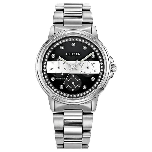 Citizen Ladies Thin White Line〓 Multifunction Dial...