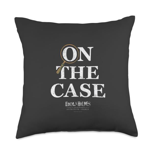 Enola Holmes Case Throw Pillow, 18x18, Multicolor