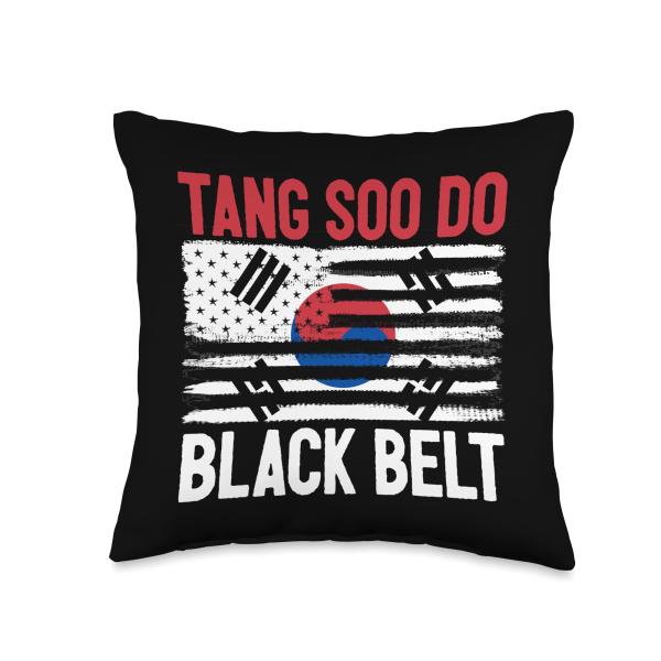 Tang Soo Do Black Belt Karate Fighter Korean Marti...