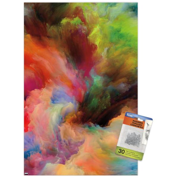 Trends International Paint Motion Imagination Wall...
