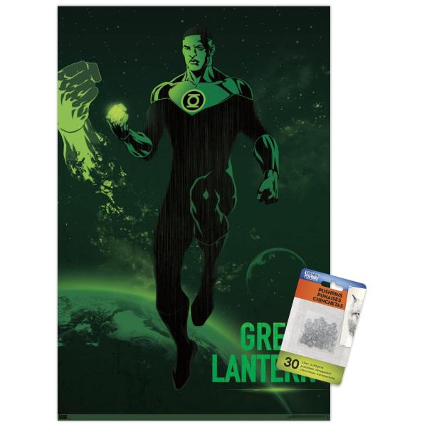 DC Comics: Dark Artistic - Green Lantern Wall Post...