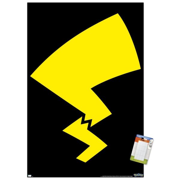 Trends International Pok〓mon - Pikachu Minimalist ...