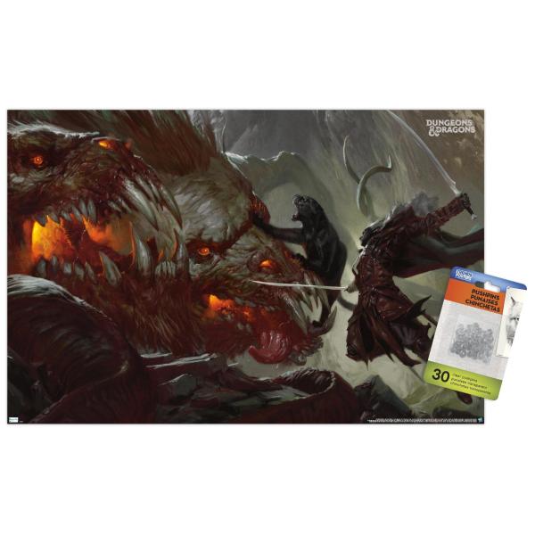 Dungeons and Dragons - Drizzt vs Demogorgon Wall P...