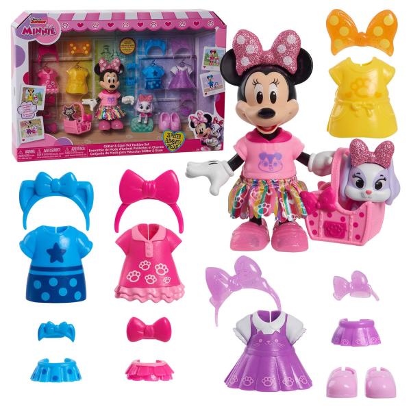 Disney Junior Minnie Mouse Glitter and Glam Pet Fa...