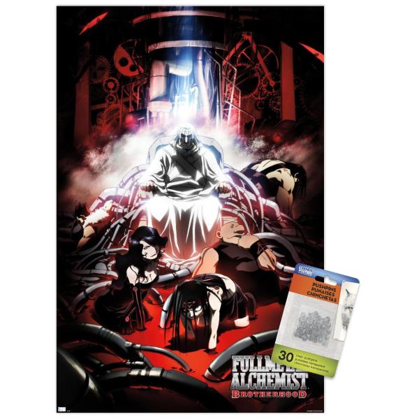 Fullmetal Alchemist: Brotherhood - Key Art 3 Wall ...