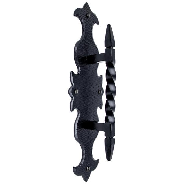 1 Pack 12" Black Door Handle - Heavy Duty Decorati...