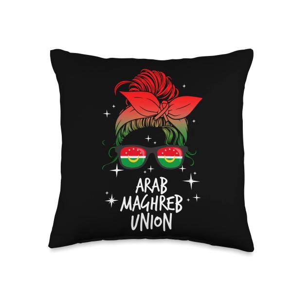 Arab Maghreb Union Throw Pillow