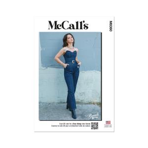 McCall's M8360 Brandi Joan ミセス ジャンプスーツ 縫製パターン サイズ6-8-10-12-14
