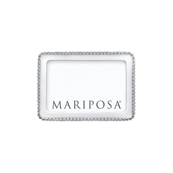 Mariposa ビーズ ホワイト 4x6 フレーム