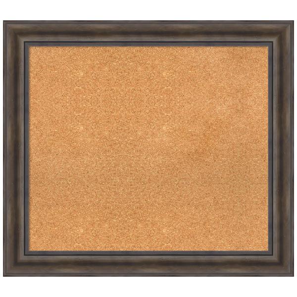 Amanti Art Natural Cork Board for Wall, 29x33 Visi...
