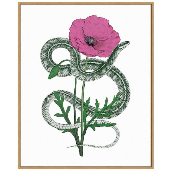 Amanti Art Framed Canvas Wall Art 28x23 Natural Be...