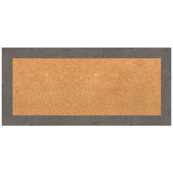 Amanti Art Natural Cork Board for Wall, 15x33 Visi...