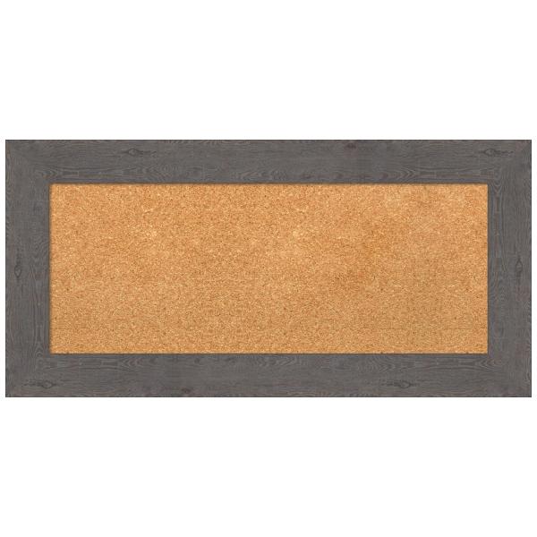 Amanti Art Natural Cork Board for Wall, 17x35 Visi...