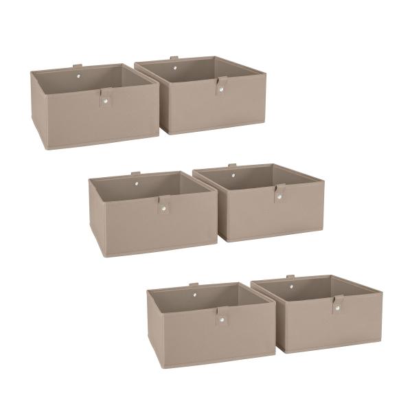RiverRidge Kids 6pc Folding Storage Bins Set - 10....