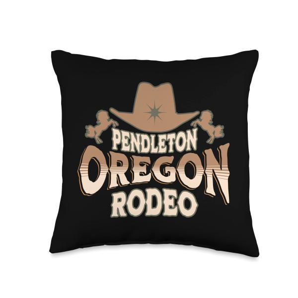 Pendleton Oregon Rodeo Round-Up Throw Pillow
