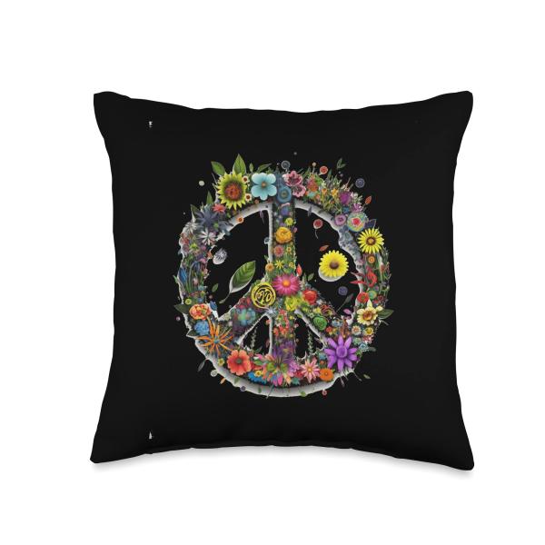 Peace Sign Love Flowerpower Hippie Costume Tie Die...